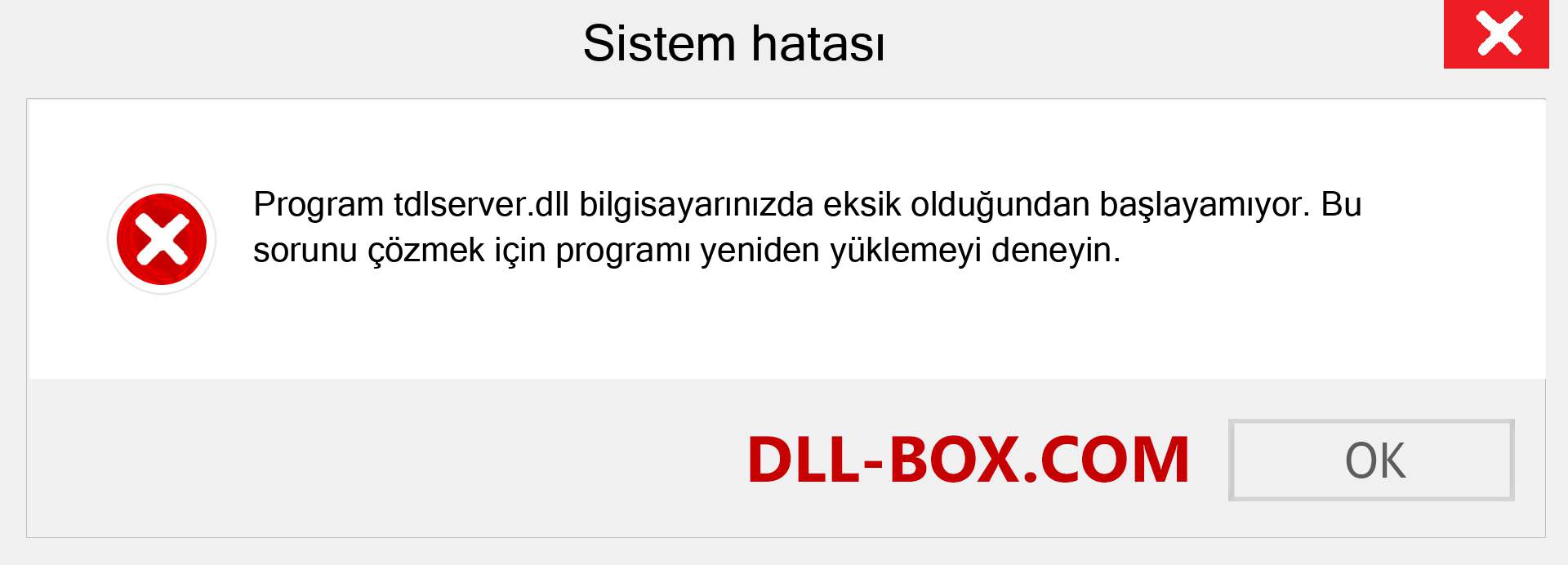 tdlserver.dll dosyası eksik mi? Windows 7, 8, 10 için İndirin - Windows'ta tdlserver dll Eksik Hatasını Düzeltin, fotoğraflar, resimler